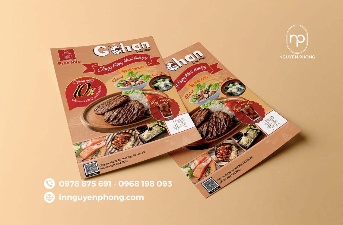Tờ rơi quảng cáo giúp lan tỏa thương hiệu